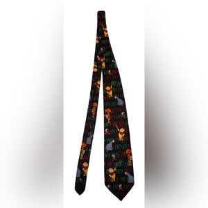 Disney men’s Winnie the Pooh holiday Christmas tie
